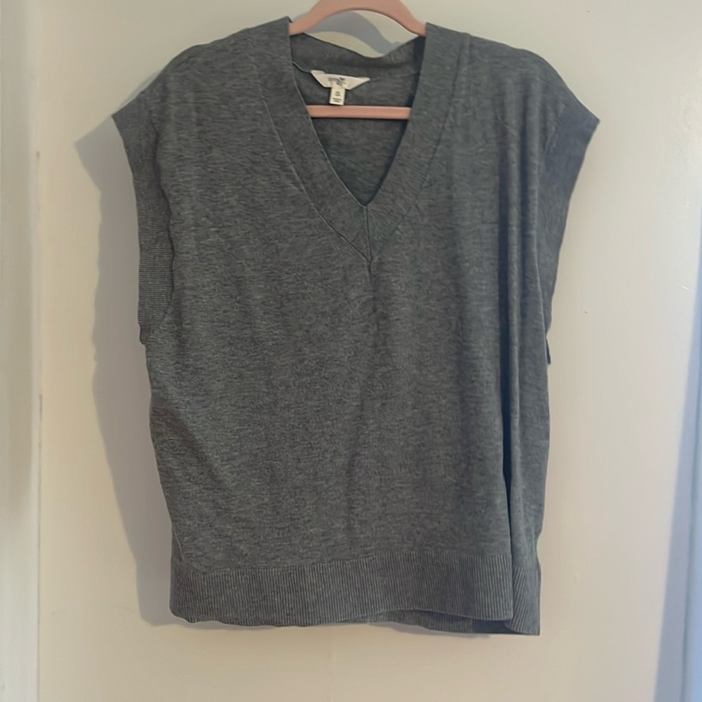 vest, from terra & sky, size 0x, grey